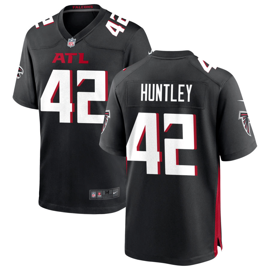 Caleb Huntley Atlanta Falcons Black Game Jersey