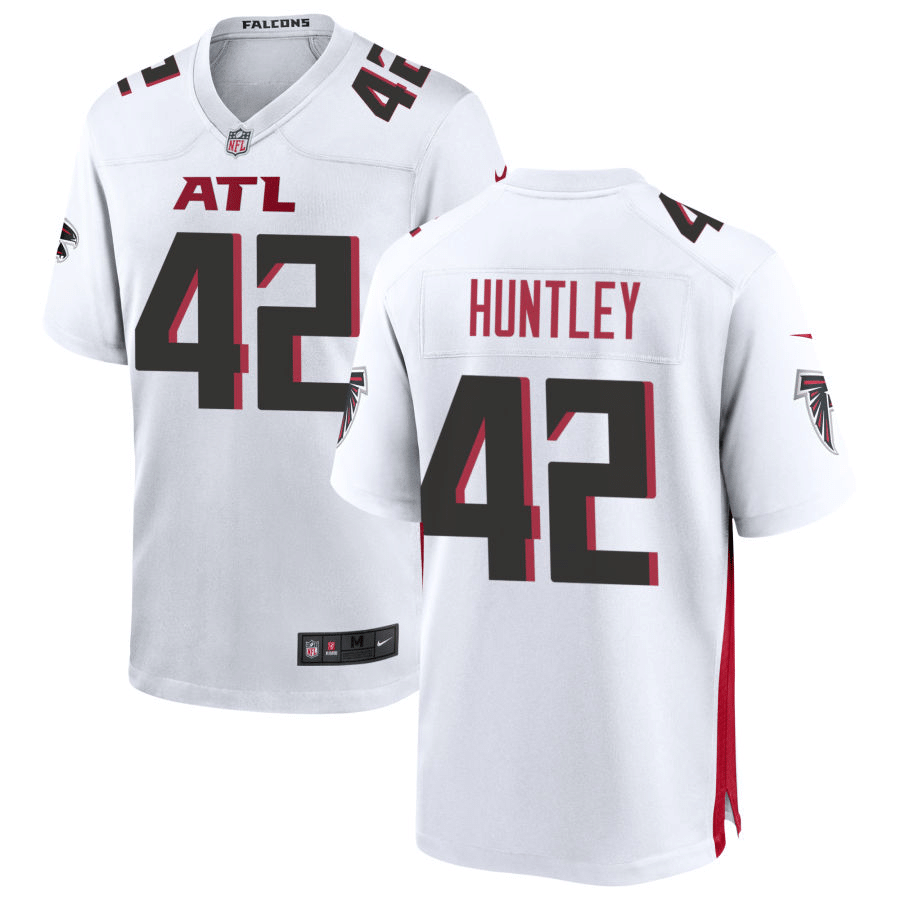 Caleb Huntley Atlanta Falcons White Game Jersey