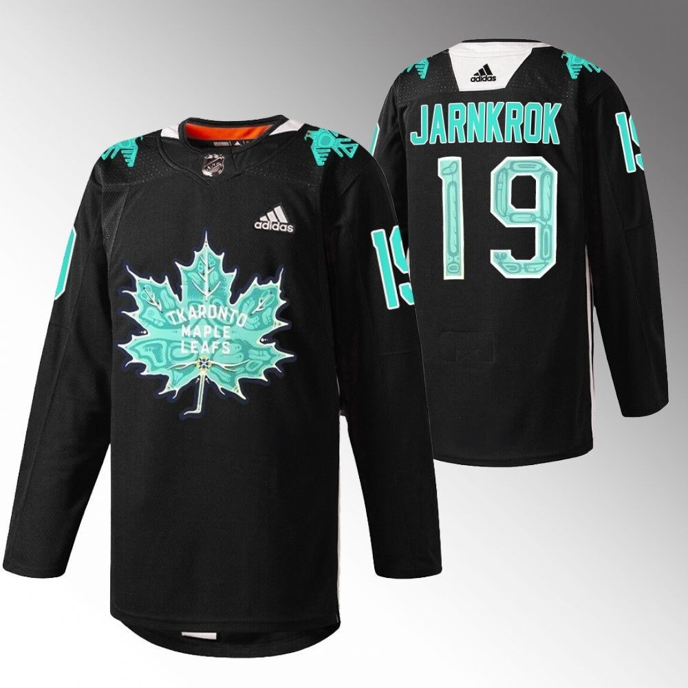 Calle Jarnkrok Toronto Maple Leafs 2023 Indigenous Celebration Game Black Player Swingman Jersey