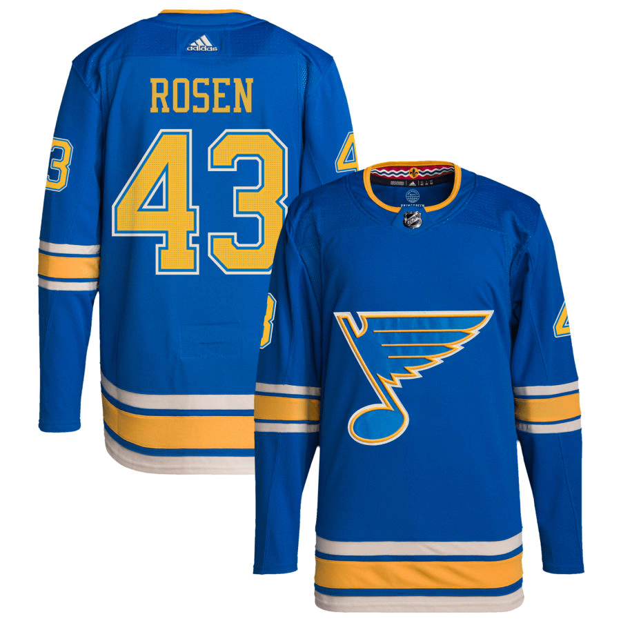 Calle Rosen St. Louis Blues Alternate Blue Player Swingman Jersey
