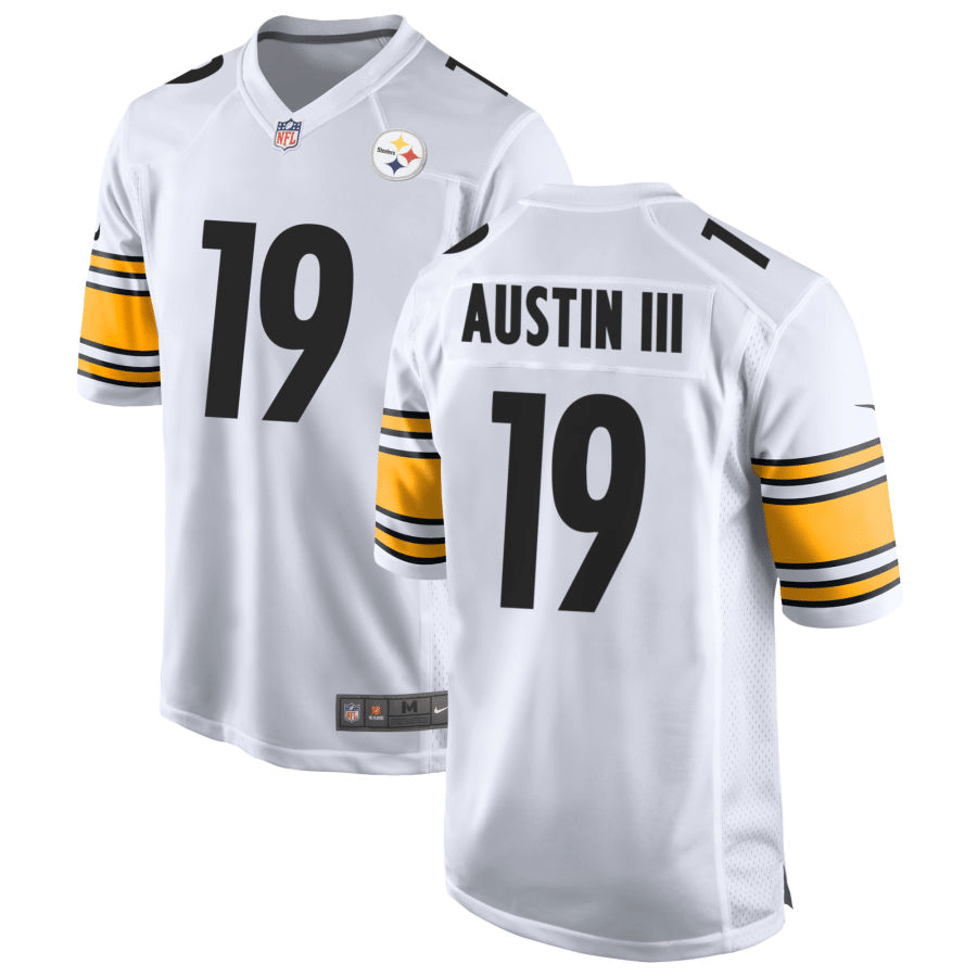 Calvin Austin III Pittsburgh Steelers White Game Jersey