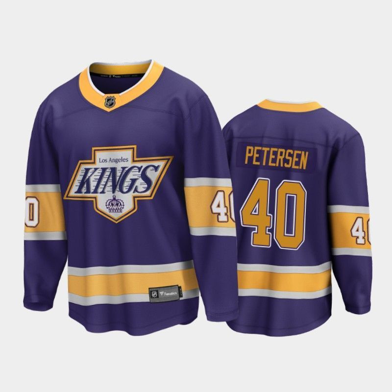 Calvin Petersen Los Angeles Kings 2021 Reverse Retro Player Swingman Jersey