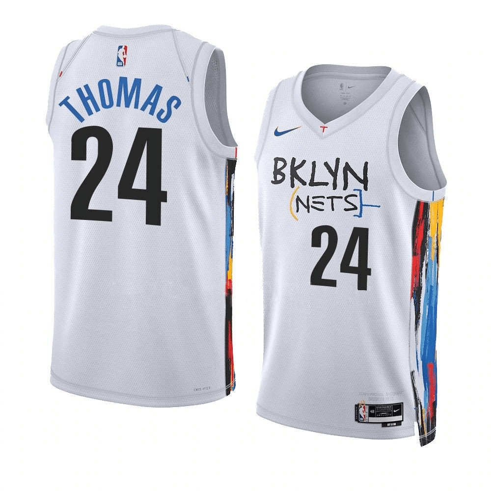 Cam Thomas Brooklyn Nets 2022-23 City Edition White Swingman Jersey