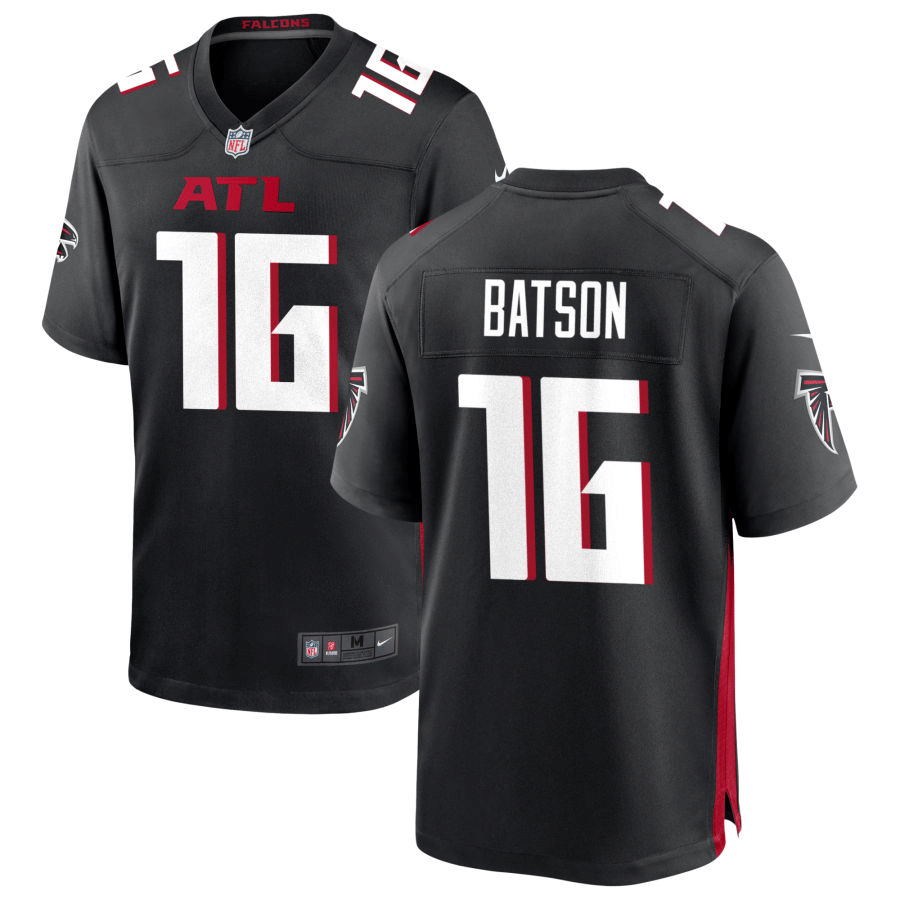 Cameron Batson Atlanta Falcons Black Game Jersey
