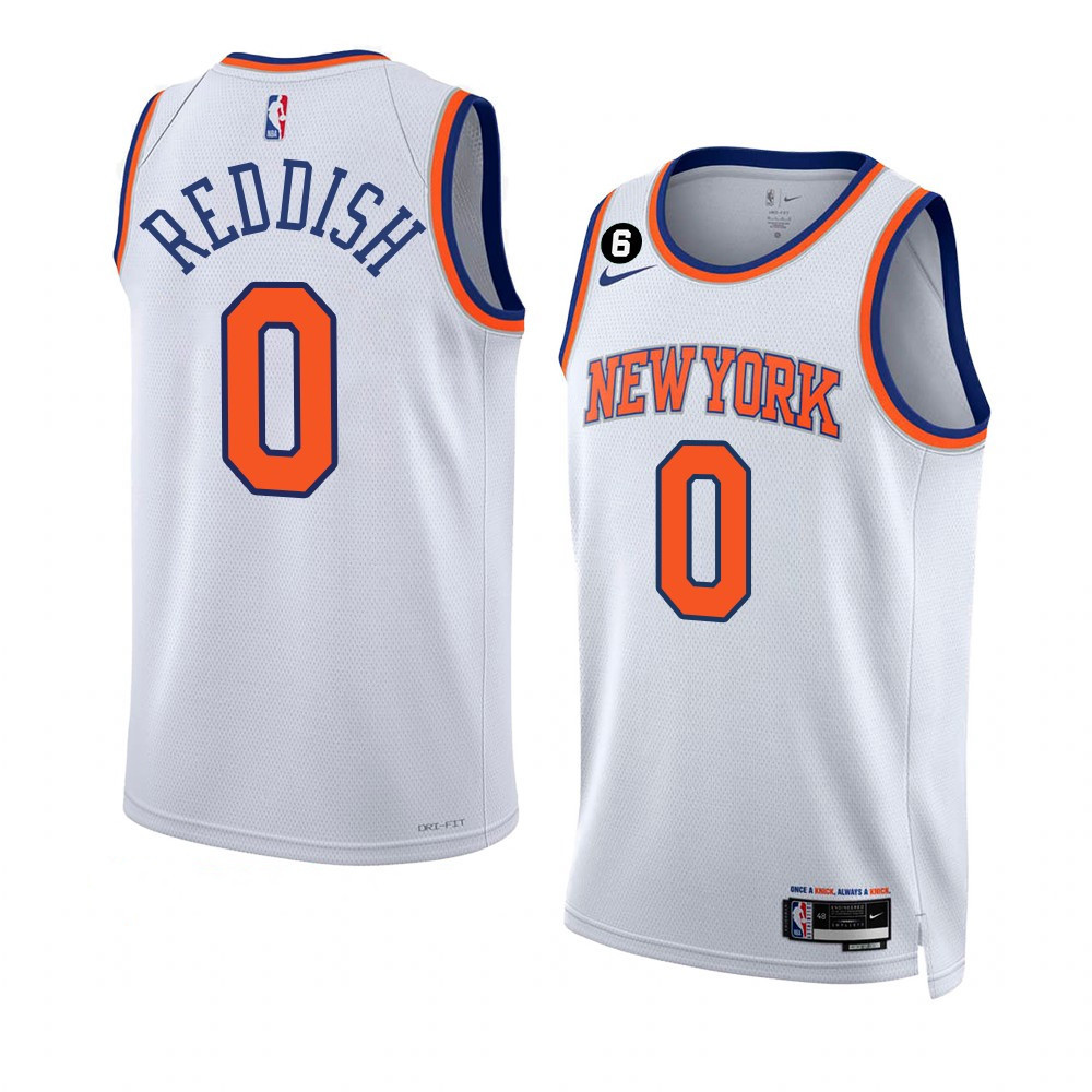 Cameron Reddish New York Knicks 2022-23 Association Edition White Swingman Jersey