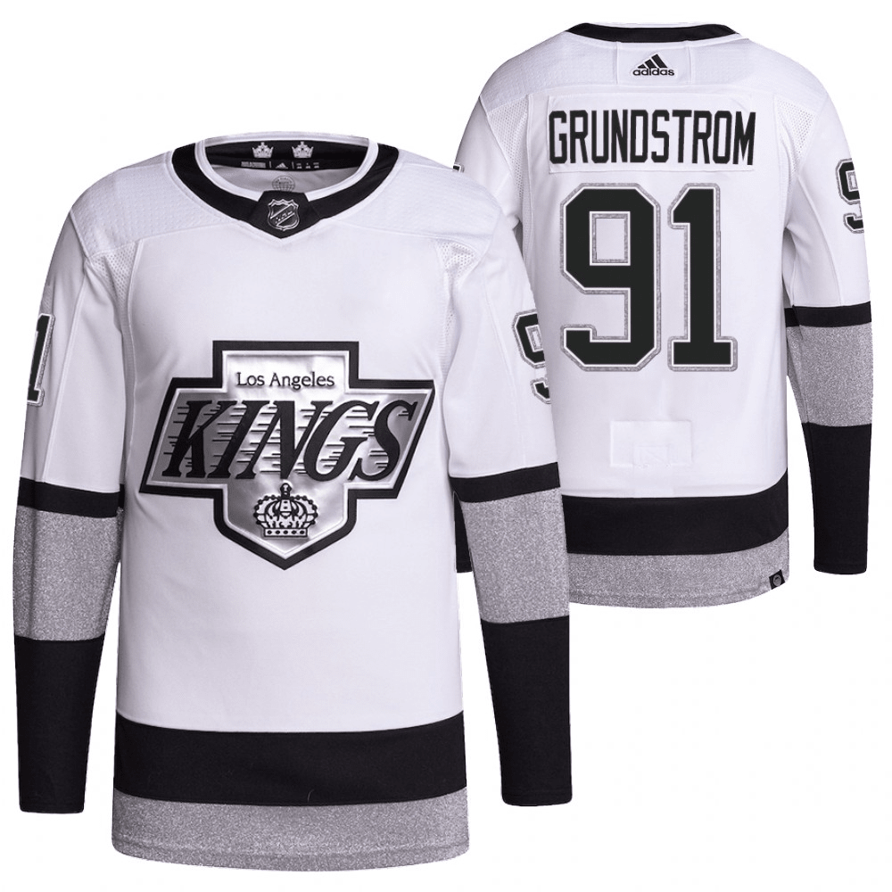 Carl Grundstrom Los Angeles Kings Alternate White Player Swingman Jersey