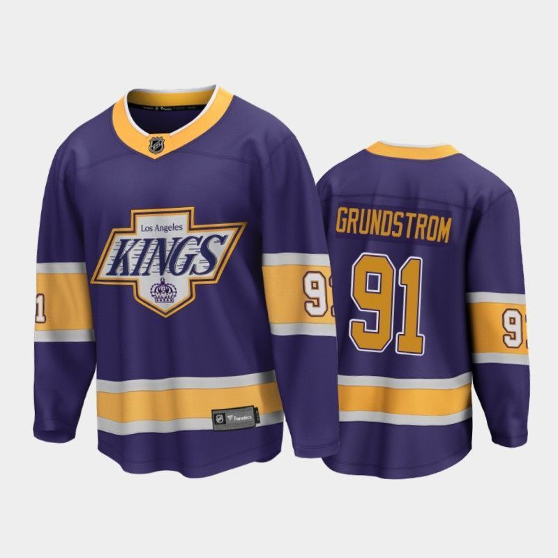 Carl Grunstrom Los Angeles Kings 2021 Reverse Retro Player Swingman Jersey