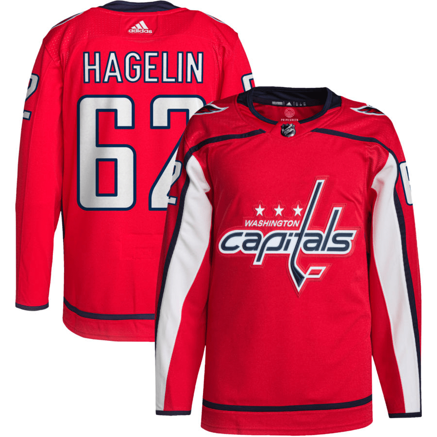 Carl Hagelin Washington Capitals Home Red Player Swingman Jersey