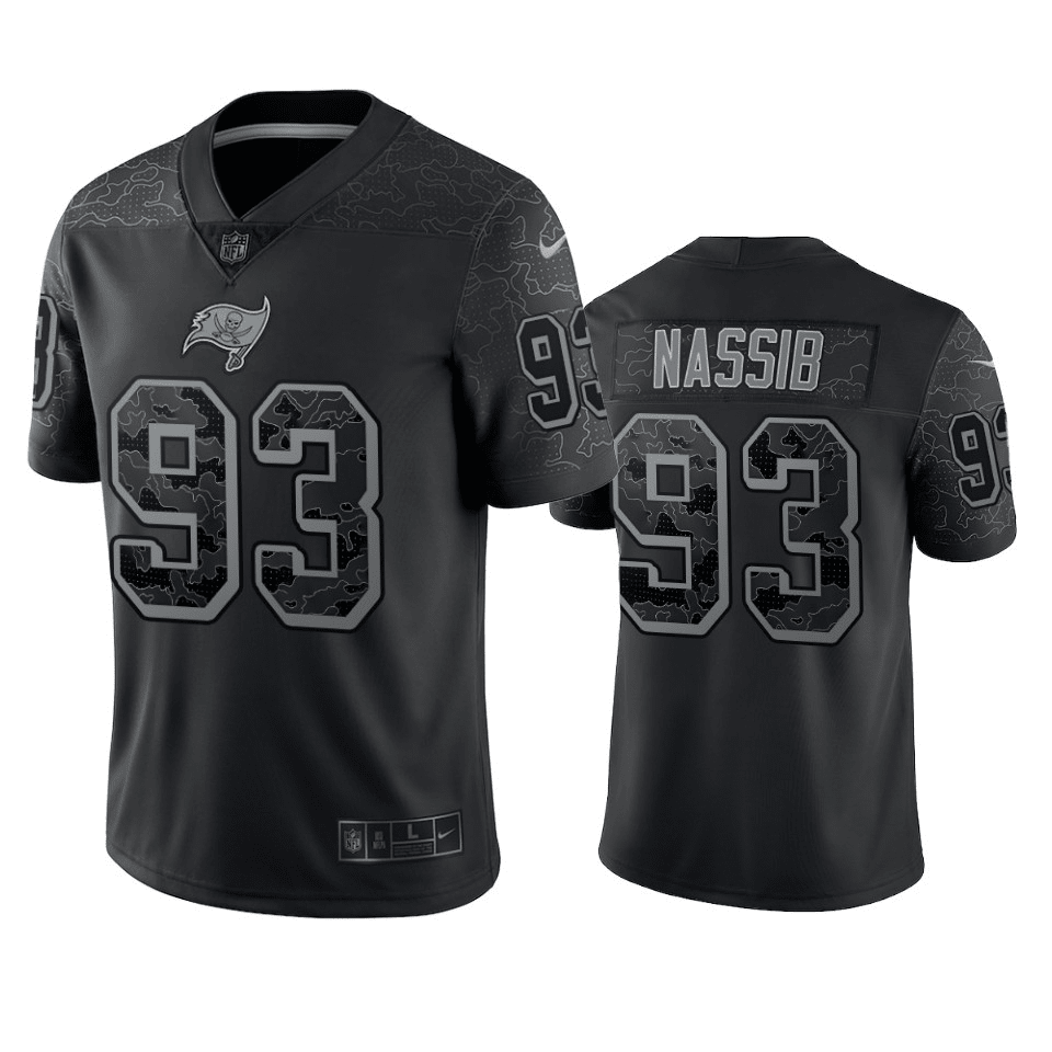 Carl Nassib Tampa Bay Buccaneers RFLCTV Black Limited Jersey