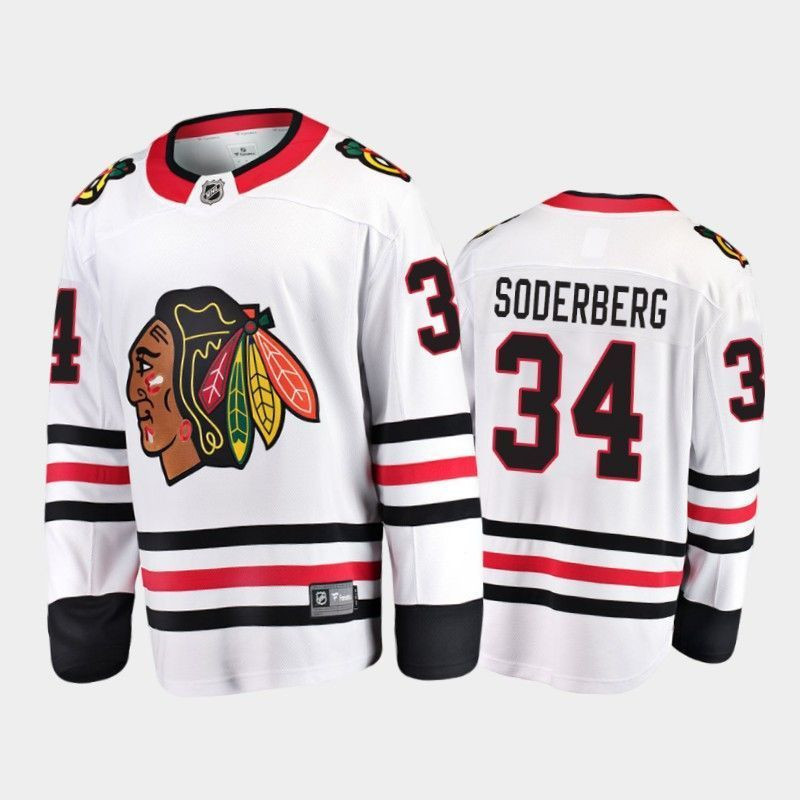 Carl Soderberg Chicago Blackhawks 2021 Player Swingman Jersey