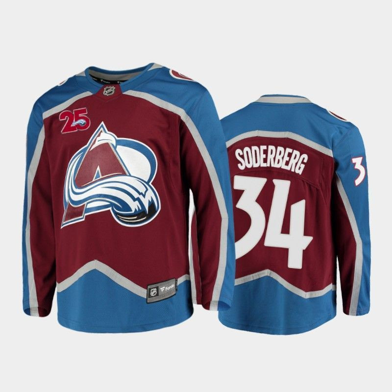 Carl Soderberg Colorado Avalanche 2021 Player Swingman Jersey