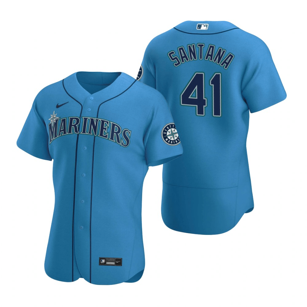 Carlos Santana Seattle Mariners Alternate Royal Baseball Player Jersey