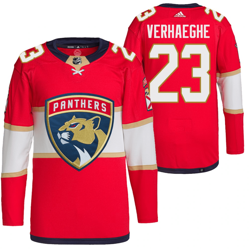 Carter Verhaeghe Florida Panthers Home Red Player Swingman Jersey