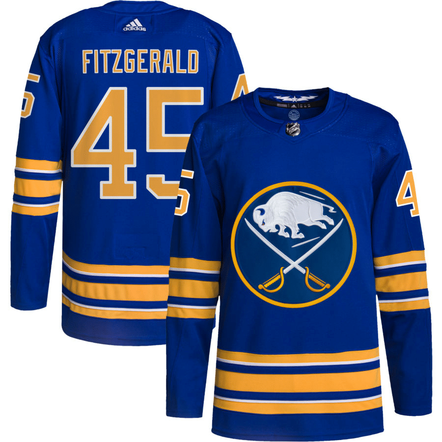 Casey Fitzgerald Buffalo Sabres Home Royal Player Swingman Jersey
