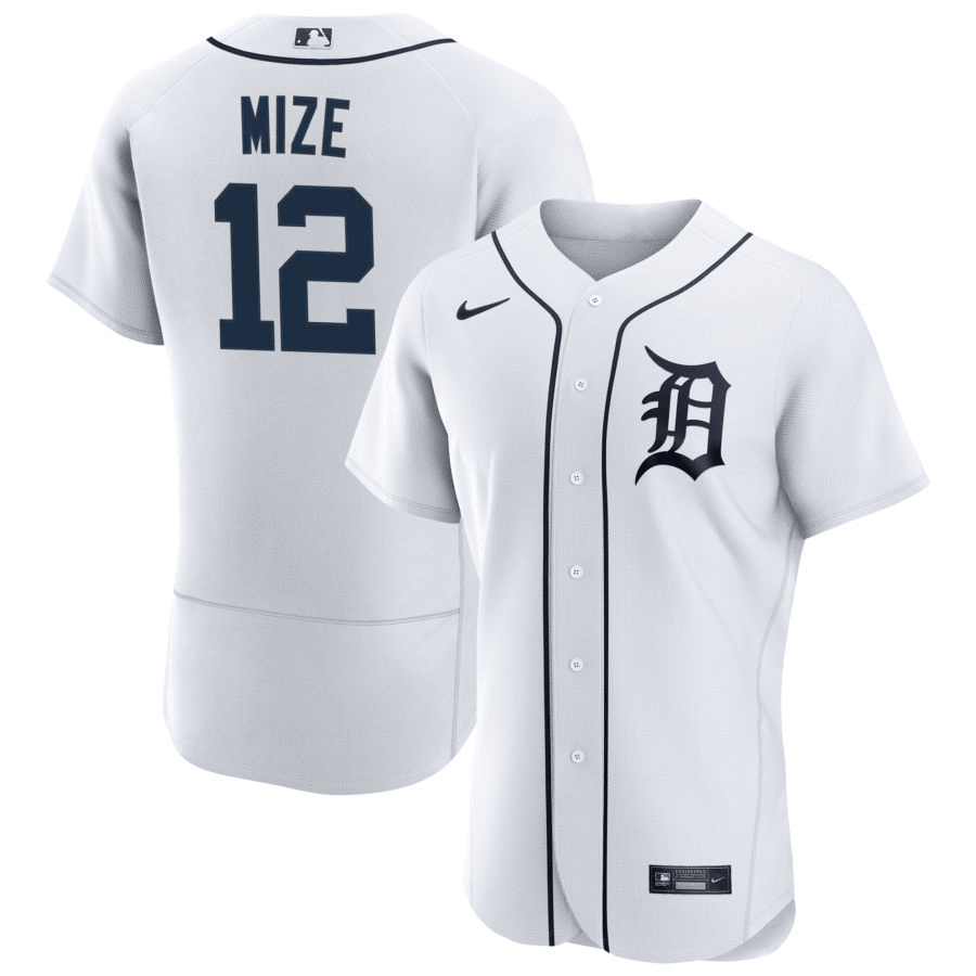 Casey Mize Detroit Tigers Home White Baseball Player Jersey
