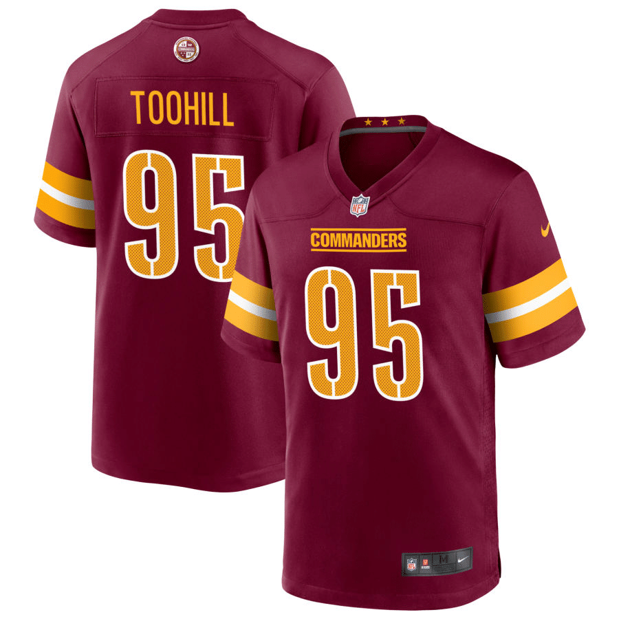 Casey Toohill Washington Commanders Burgundy Game Jersey