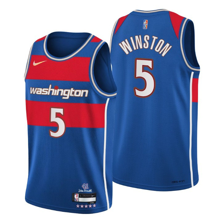 Cassius Winston Washington Wizards 2021-22 City Blue Swingman Jersey