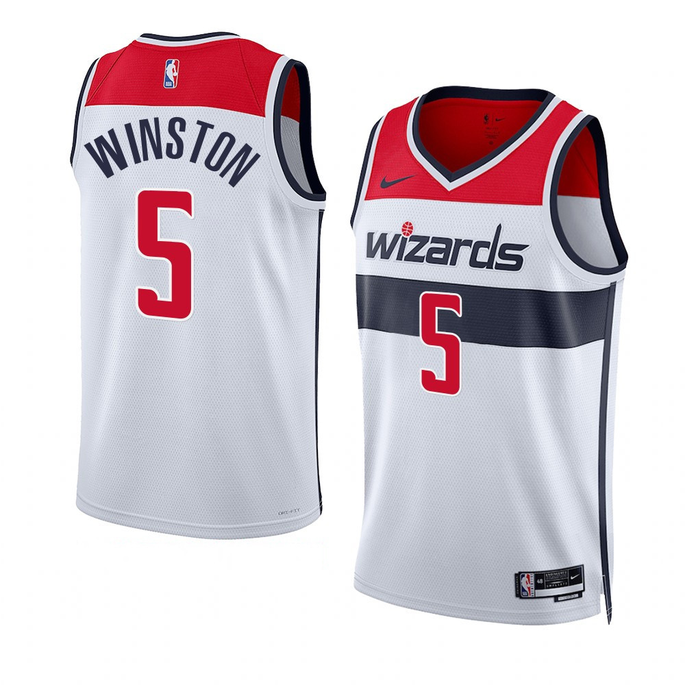 Cassius Winston Washington Wizards 2022-23 Association Edition White Swingman Jersey