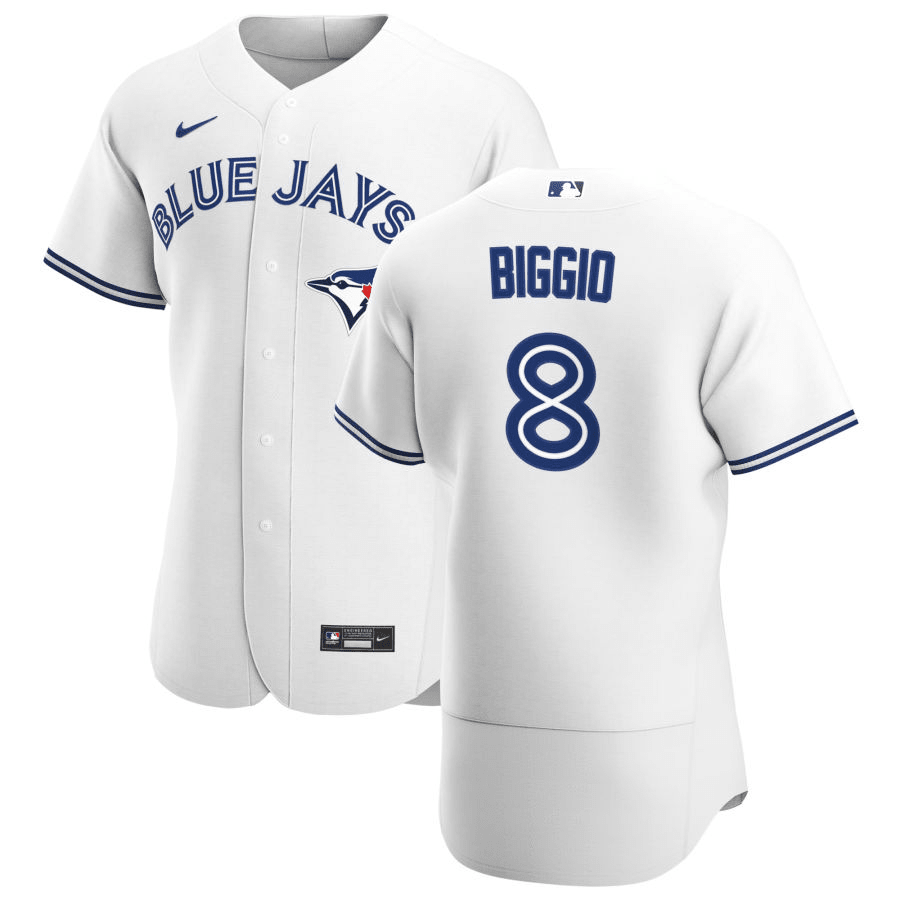 Cavan Biggio Toronto Blue Jays Home White Baseball Player Jersey