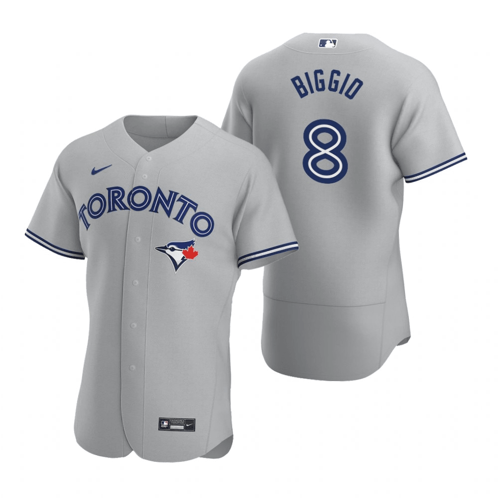 Cavan Biggio Toronto Blue Jays Road Gray Baseball Player Jersey