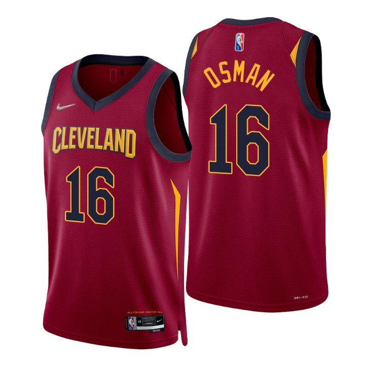 Cedi Osman Cleveland Cavaliers 2021-22 Icon Burgundy Swingman Jersey