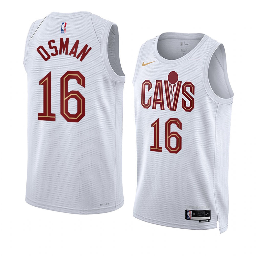Cedi Osman Cleveland Cavaliers 2022-23 Association Edition White Swingman Jersey