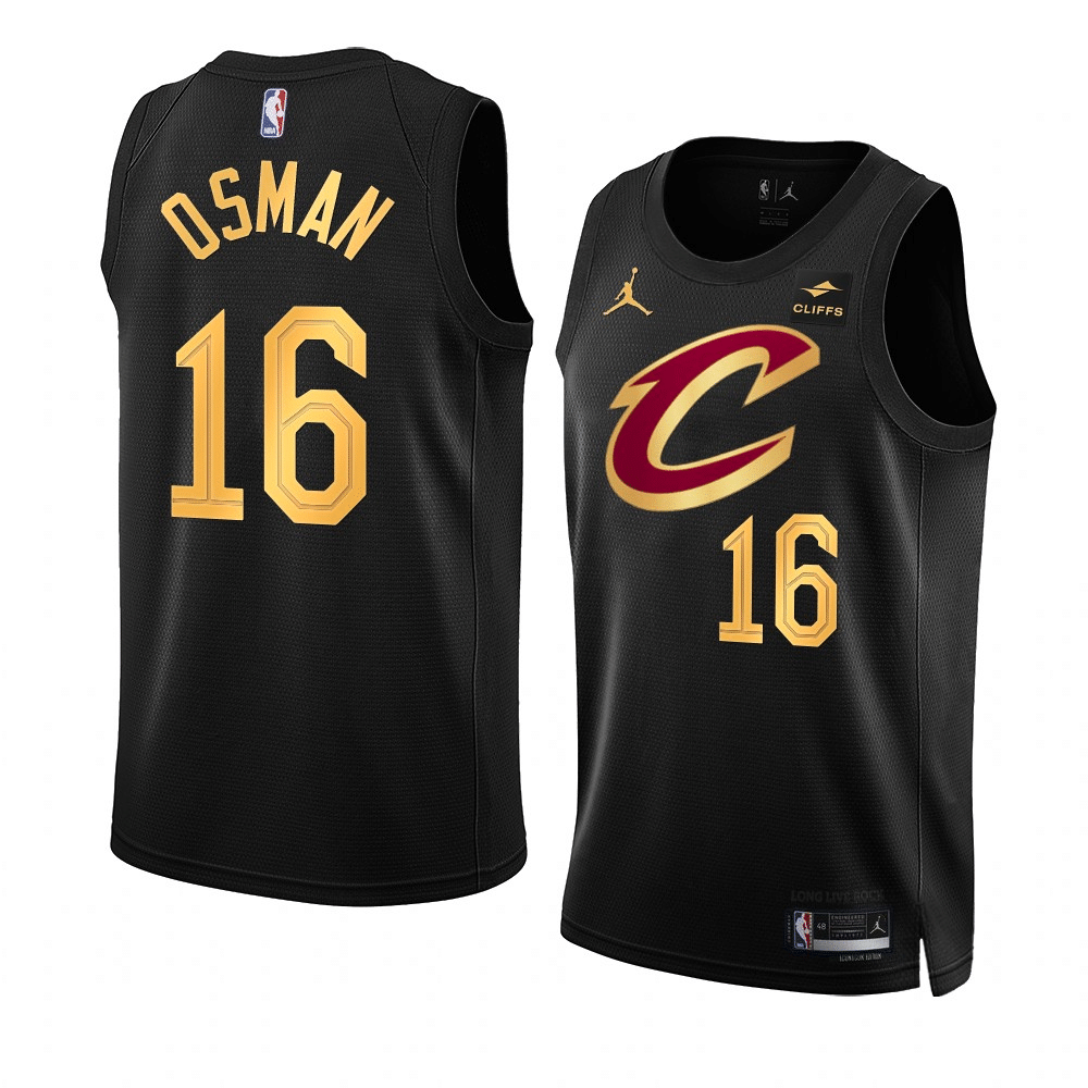 Cedi Osman Cleveland Cavaliers 2022-23 Statement Edition Black Swingman Jersey