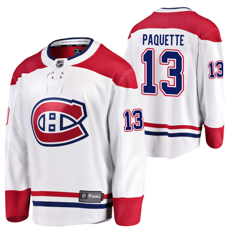 Cedric Paquette Montreal Canadiens Away White Player Swingman Jersey
