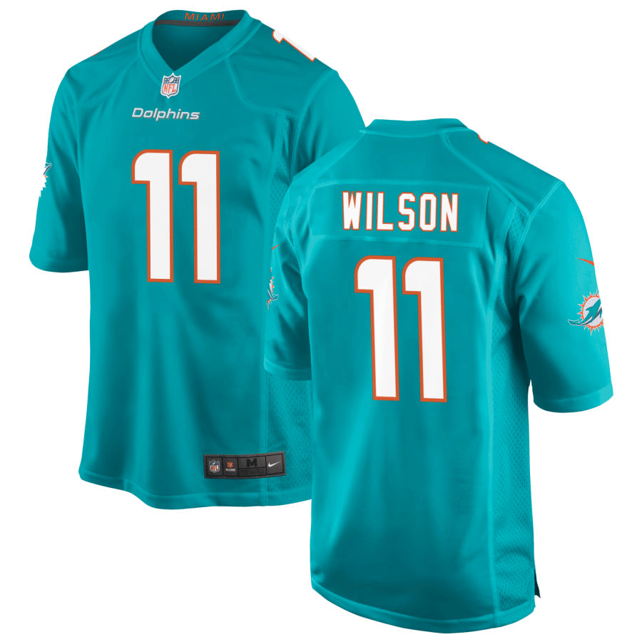 Cedrick Wilson Miami Dolphins Aqua Game Jersey