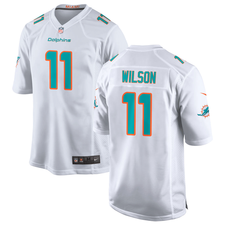 Cedrick Wilson Miami Dolphins White Game Jersey