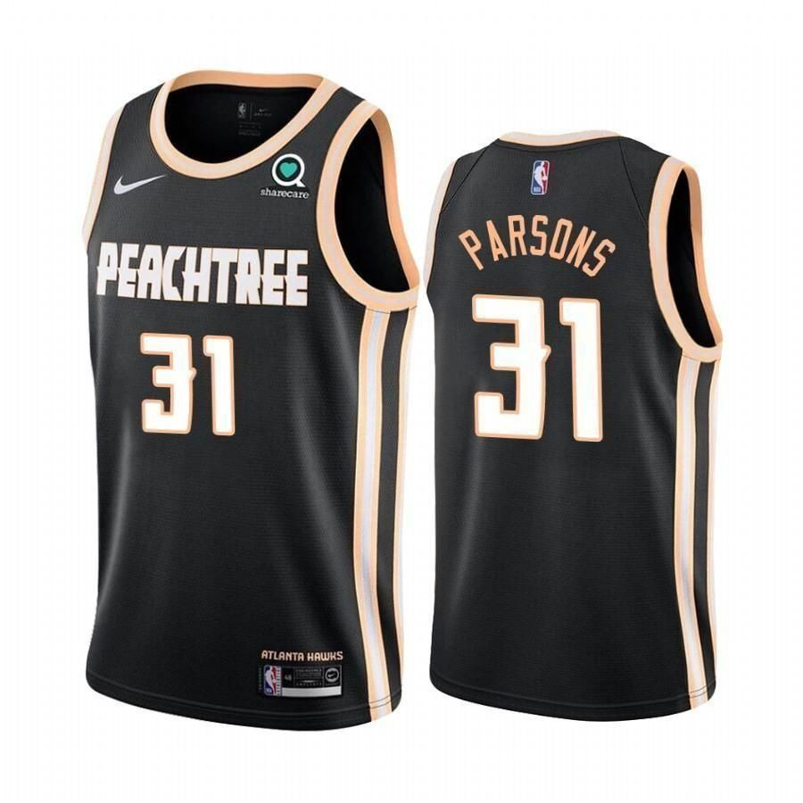 Chandler Parsons Atlanta Hawks 2019-20 City Black Swingman Jersey