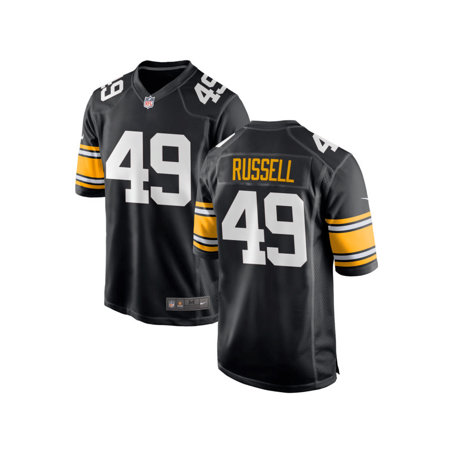 Chapelle Russell Pittsburgh Steelers Alternate Black Game Jersey