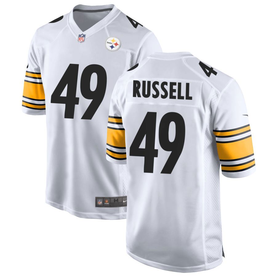 Chapelle Russell Pittsburgh Steelers White Game Jersey