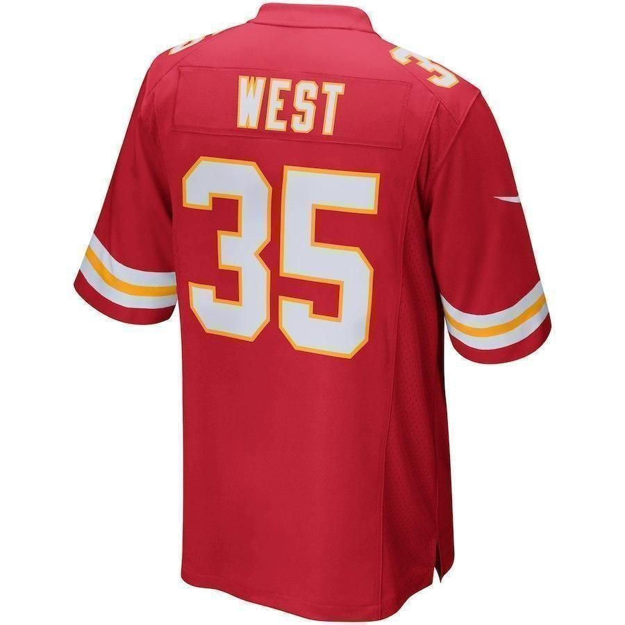 Charcandrick West Kansas City Chiefs Game Jersey