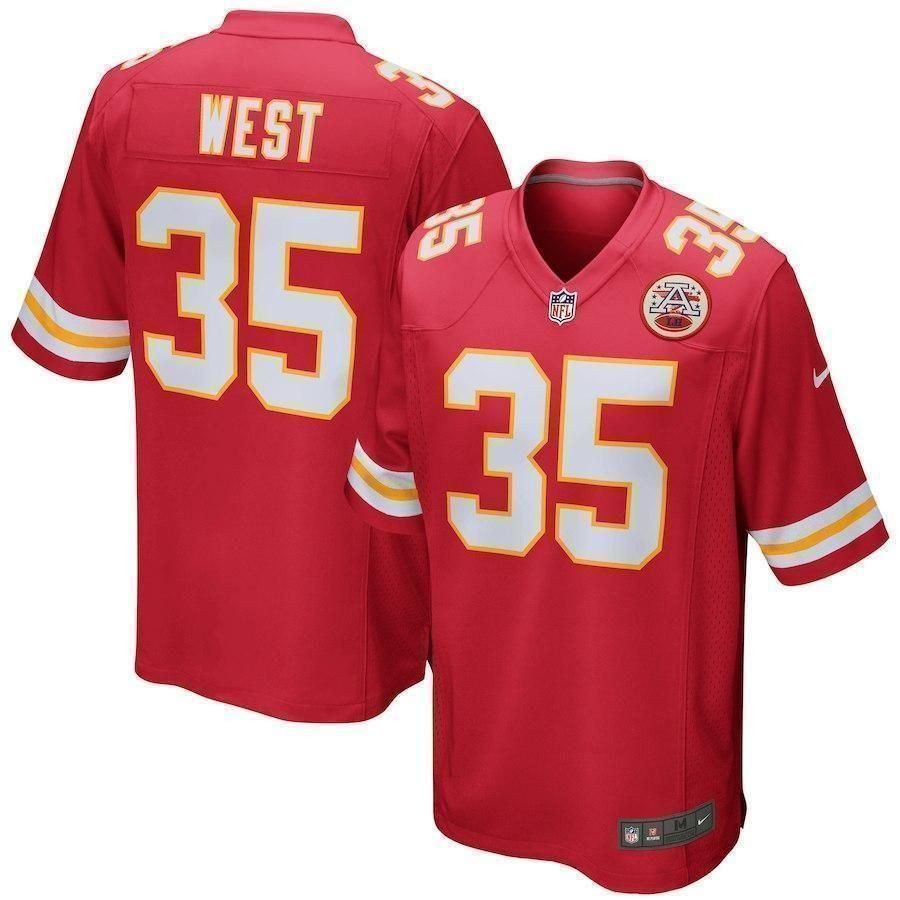 Charcandrick West Kansas City Chiefs Game Jersey