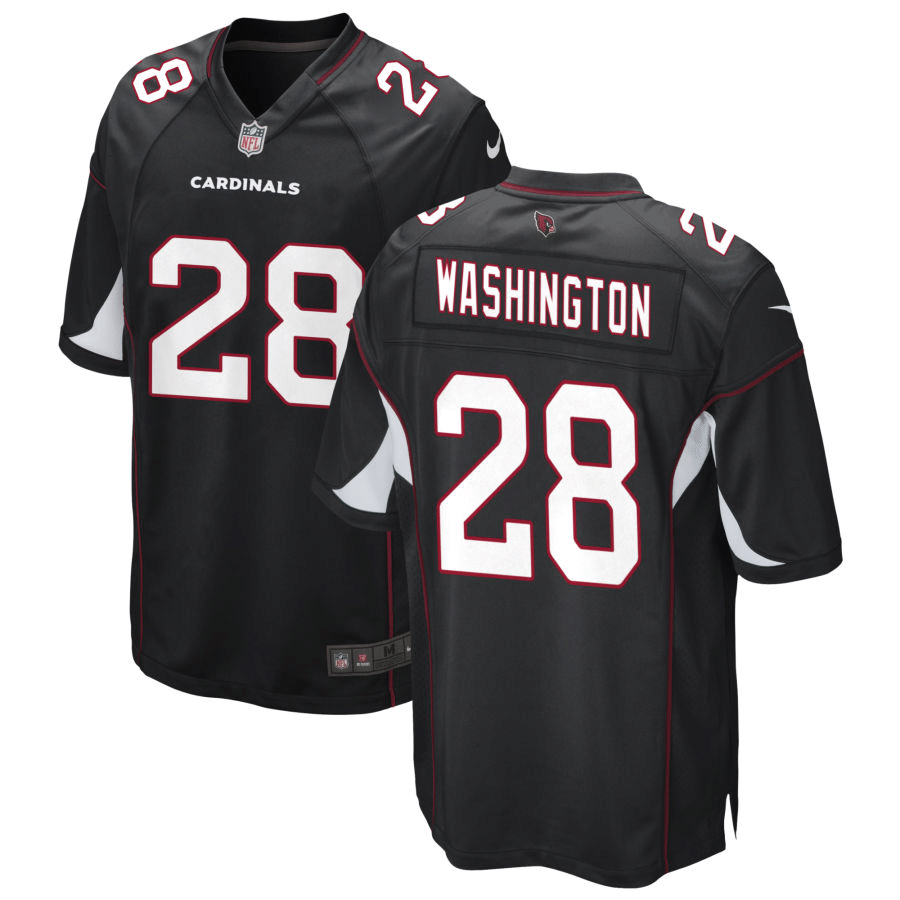 Charles Washington Arizona Cardinals Alternate Black Game Jersey