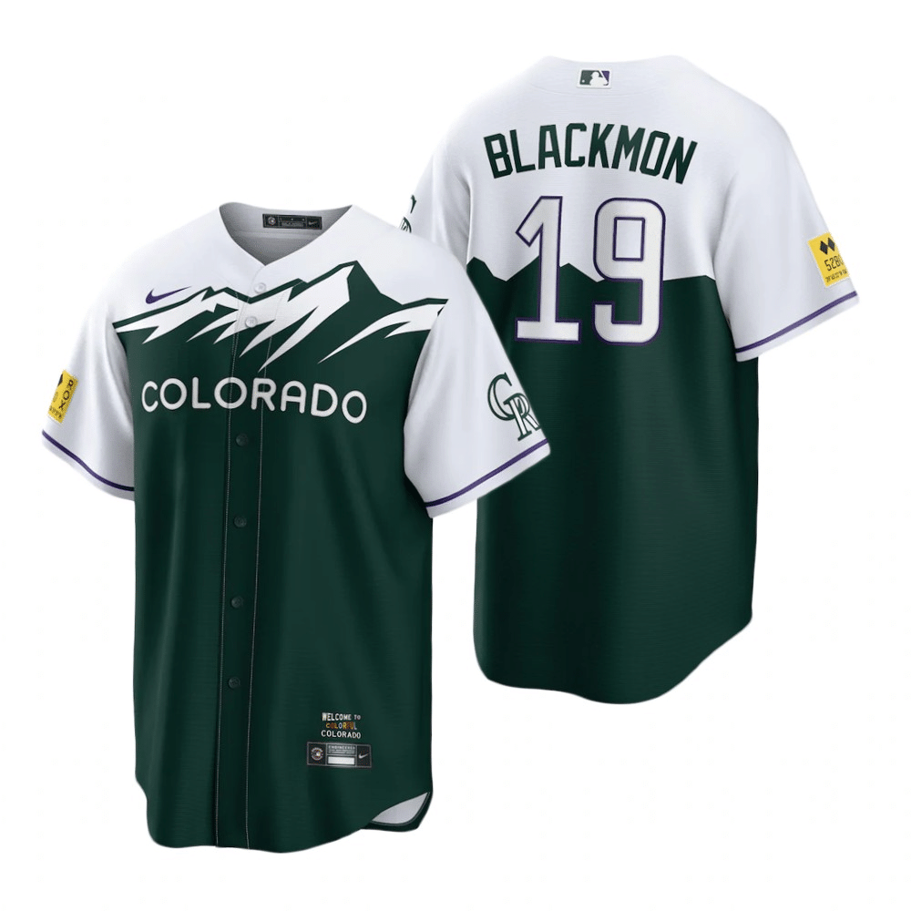 Charlie Blackmon Colorado Rockies 2022 City Connect Green Baseball Player Jersey