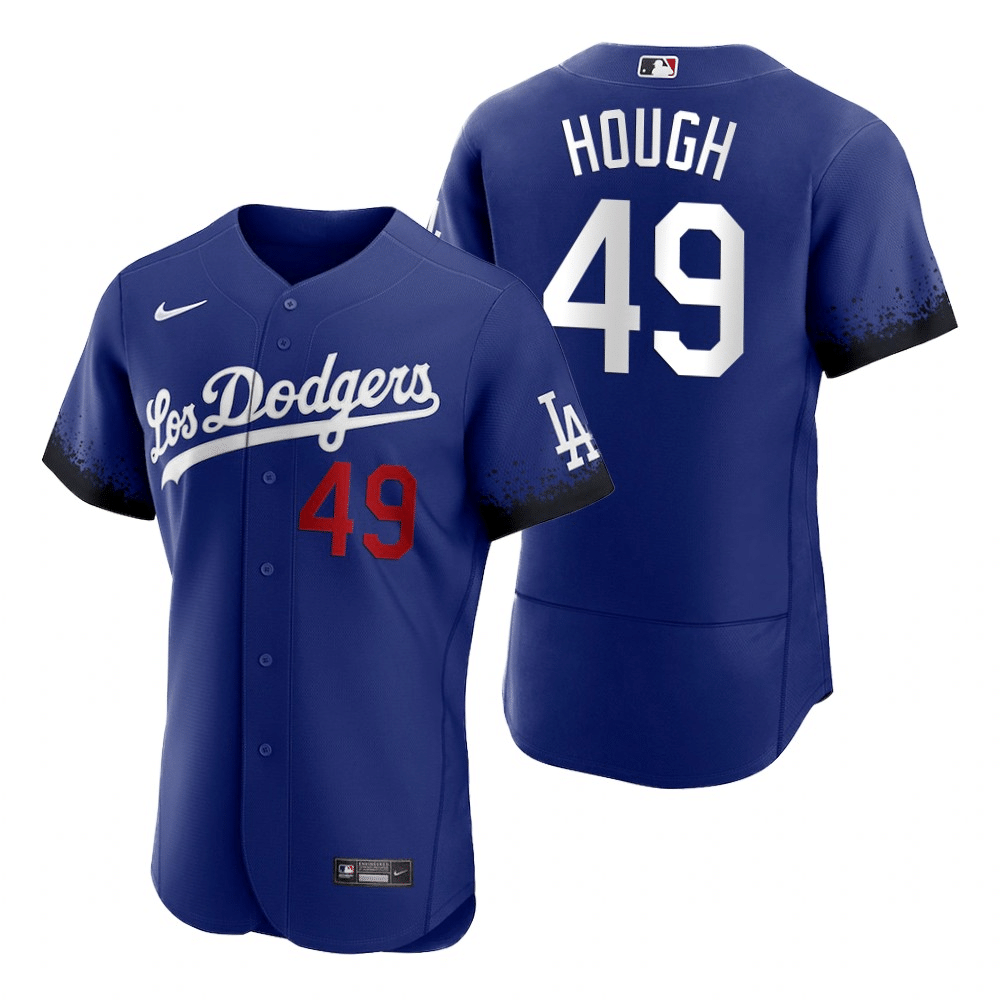 Charlie Hough Los Angeles Dodgers 2021 City Connect Royal Baseball Player Jersey
