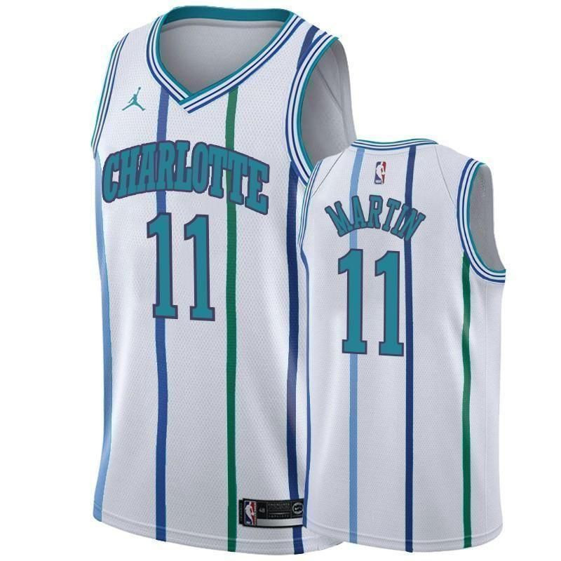 Charlotte Hornets #11 Cody Martin 2019-20 Hardwood Classics Jersey