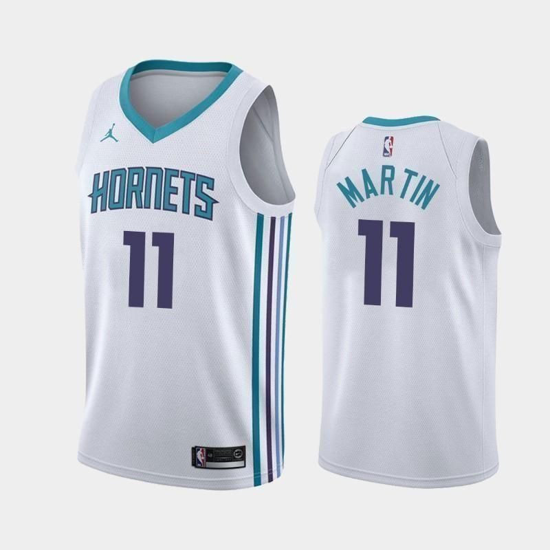Charlotte Hornets #11 Cody Martin Association White Swingman Jersey