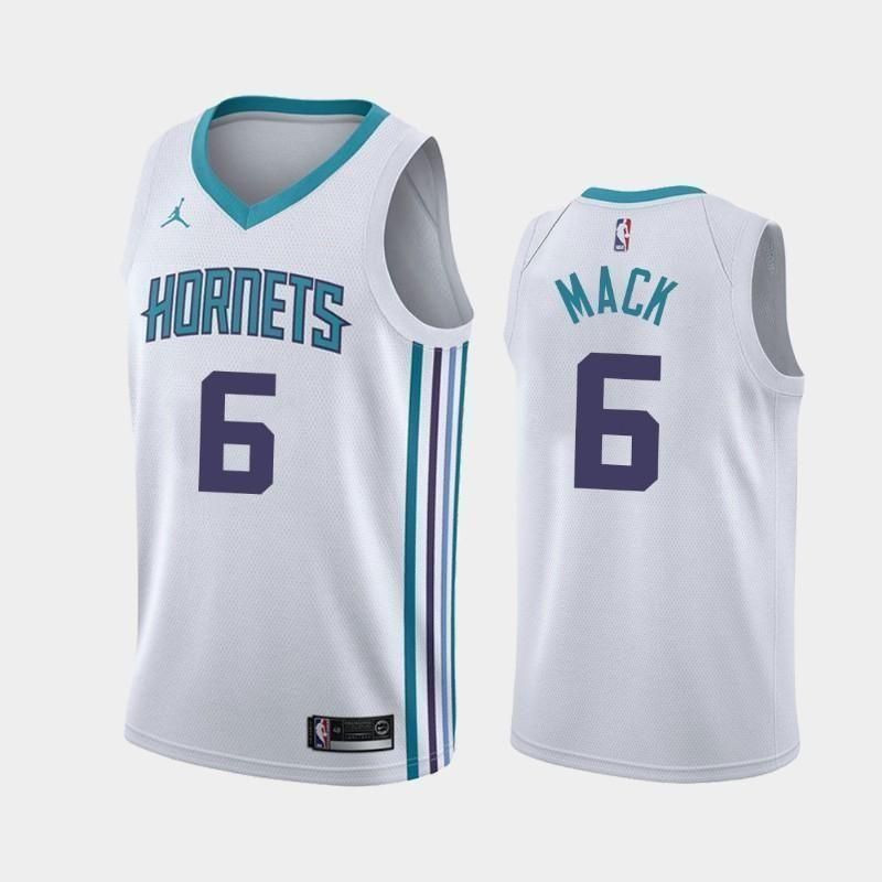 Charlotte Hornets #6 Shelvin Mack Association White Swingman Jersey