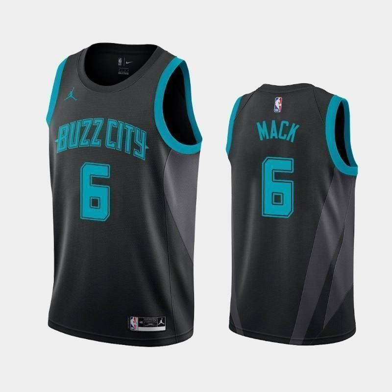 Charlotte Hornets #6 Shelvin Mack City Black Swingman Jersey