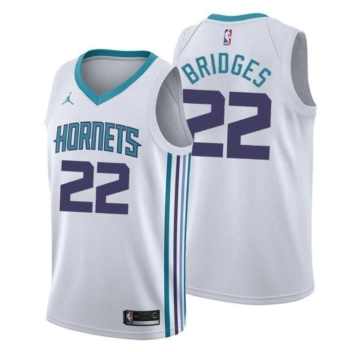 Charlotte Hornets Miles Bridges Association White Swingman Jersey