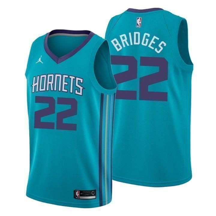 Charlotte Hornets Miles Bridges Icon Edition Teal Swingman Jersey