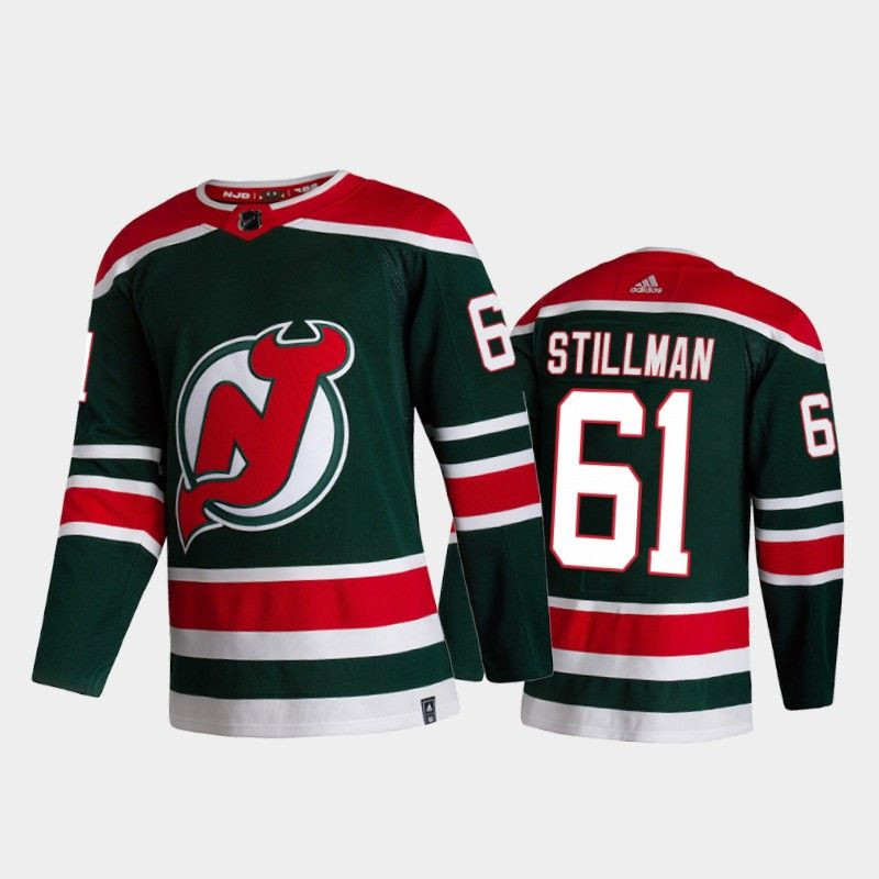 Chase Stillman New York Devils 2021 Reverse Retro Player Swingman Jersey