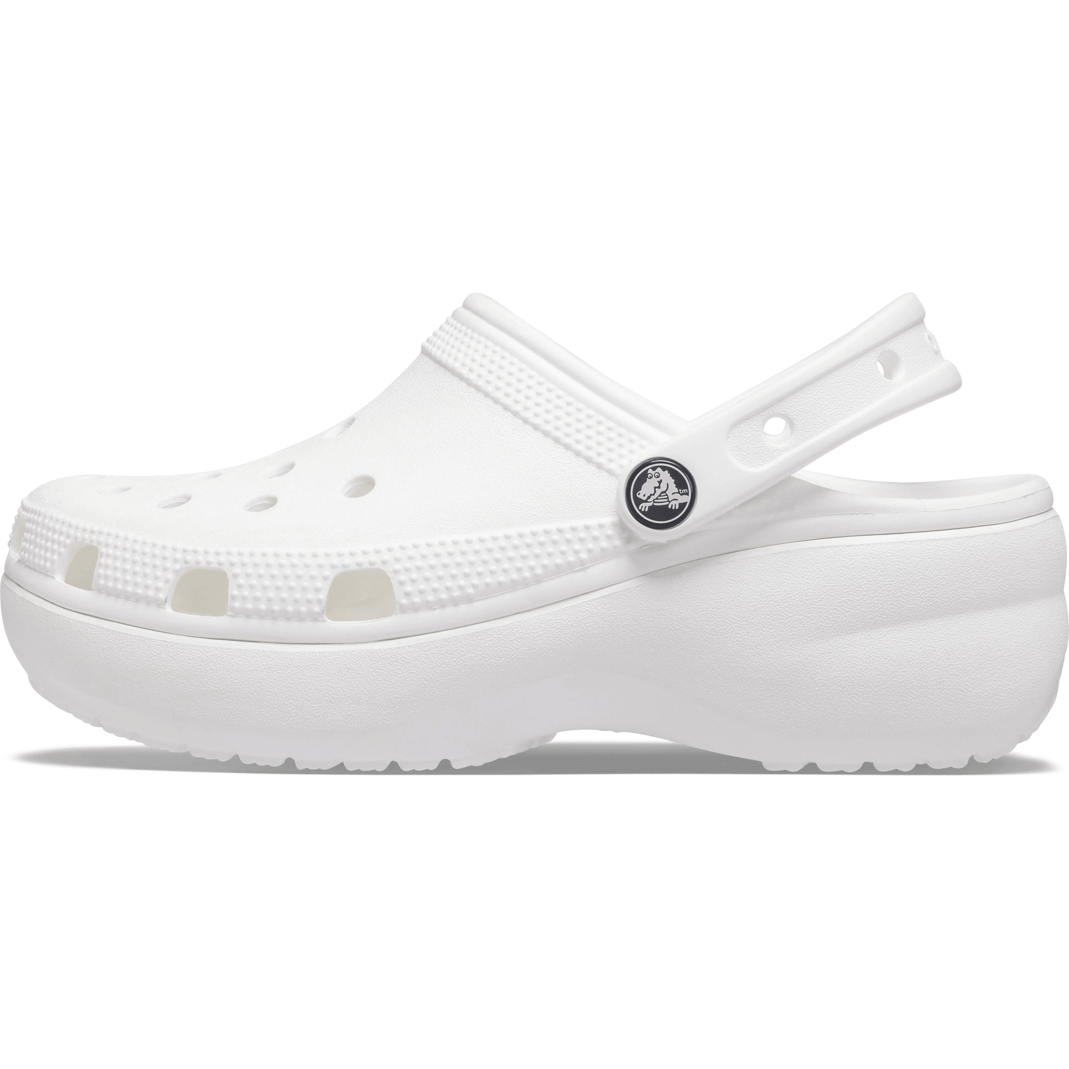 Crocs Women's Classic Platform Clogs In White