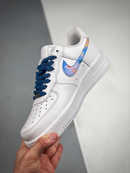 Custom Nike Air Force 1 Low White Blue