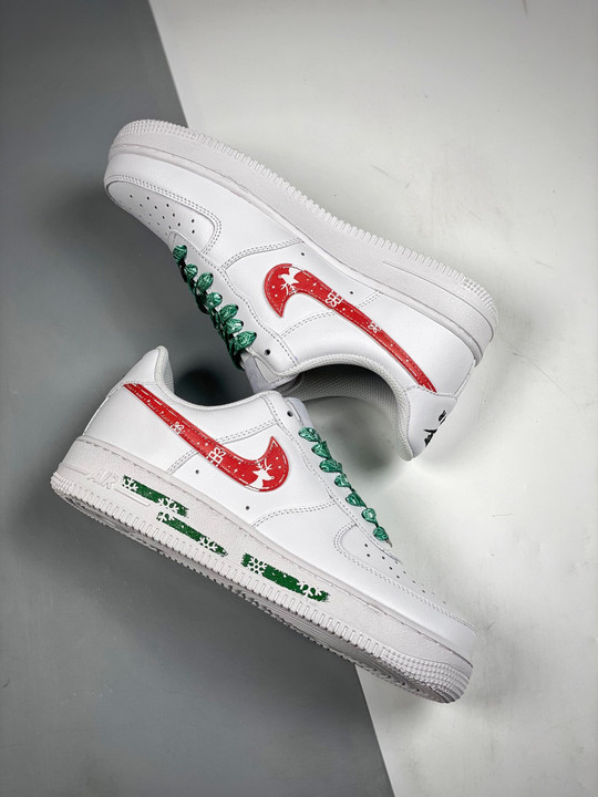 Custom Nike Air Force 1 Low White Red