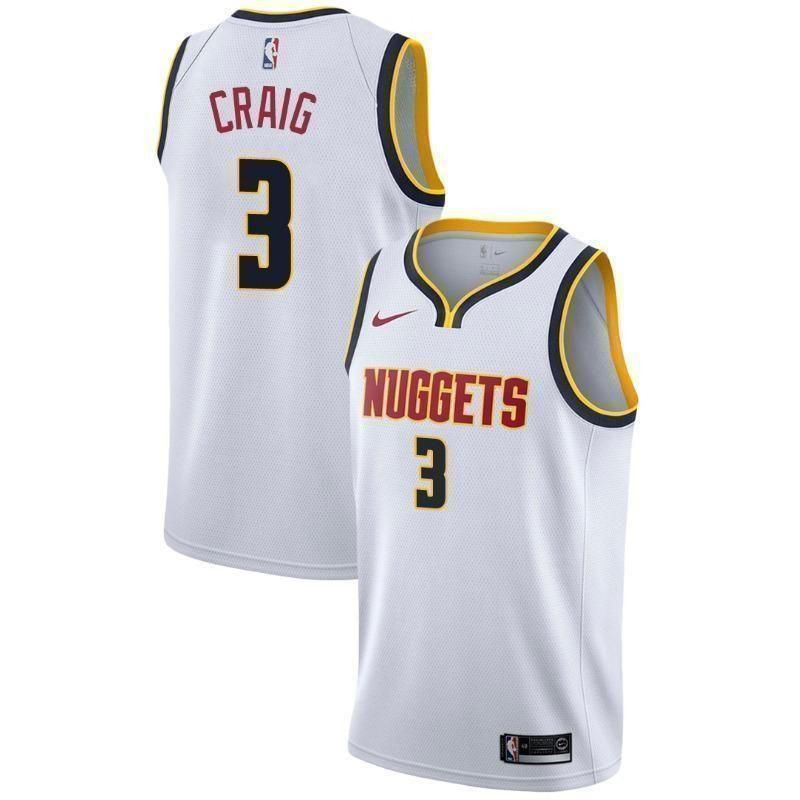 Denver Nuggets #3 Torrey Craig Association White Swingman Jersey