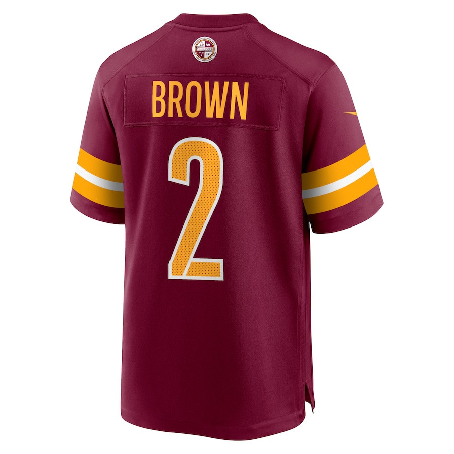 Dyami Brown #2 Washington Commanders Super Bowl LIX Youth Jersey - Burgundy